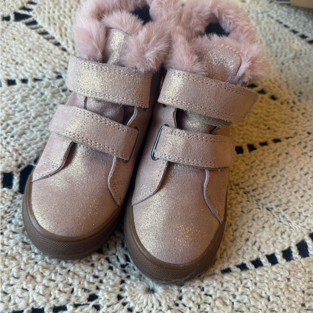 NWT NATURINO DELLEN VL Glittery suede boots in Lilac